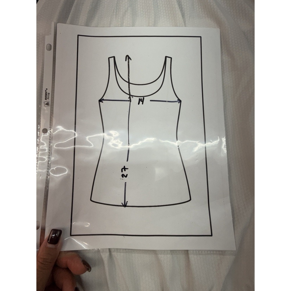 Lululemon Built In Bra Tank Top White Black Stripe Racerback Size 8 - Picture 4 of 9